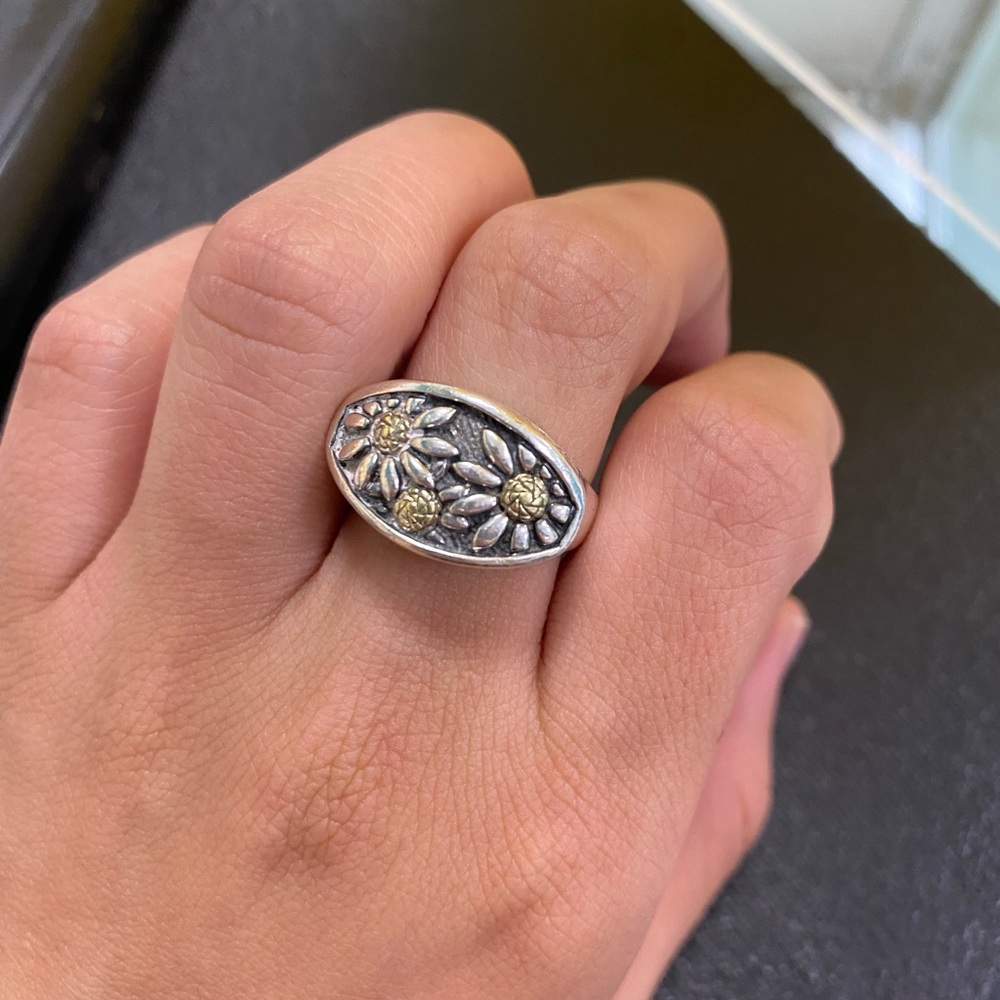 S925 daisy ring
